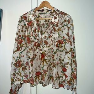 Floral Light Blouse